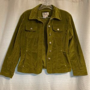 Live a Little green jacket.  sz PS